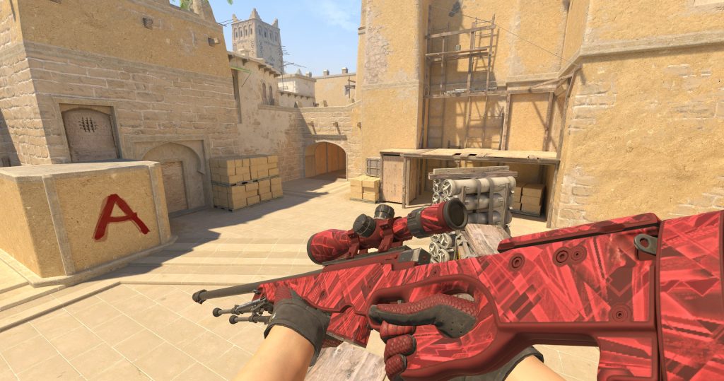 cheap red skins cs2